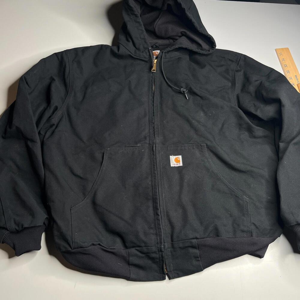 Vintage Carhartt J131 BLK Men’s XL Active Jacket Black USA Made Workwear